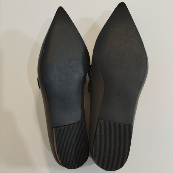 E Linea Paolo Stone Grey Gold Links Mabel-L Pointed Toe Slip On Loafer Shoes 4 - Picture 11 of 12